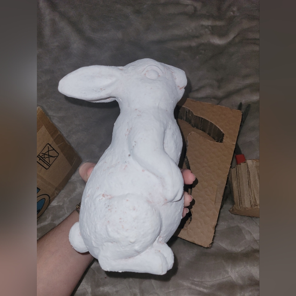 My Texas House Standing Bunny Decoration White, Easter Spring 2025 - New in Box